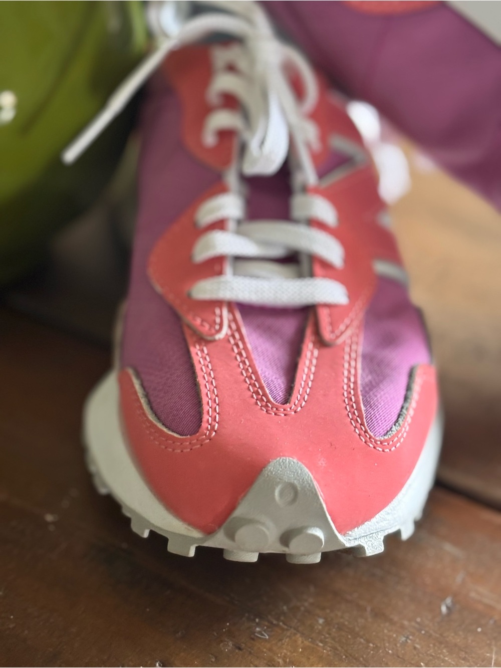 New Balance Pink and Lavender Women's Sneakers size 8 the intelligent choice 327 - Picture 5 of 5